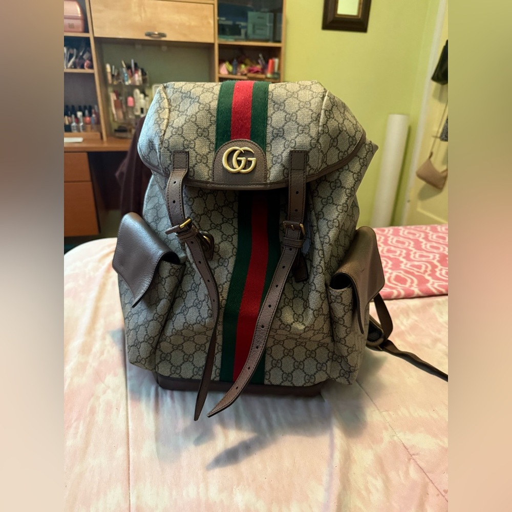 Gucci OPHIDIA MEDIUM BACKPACK